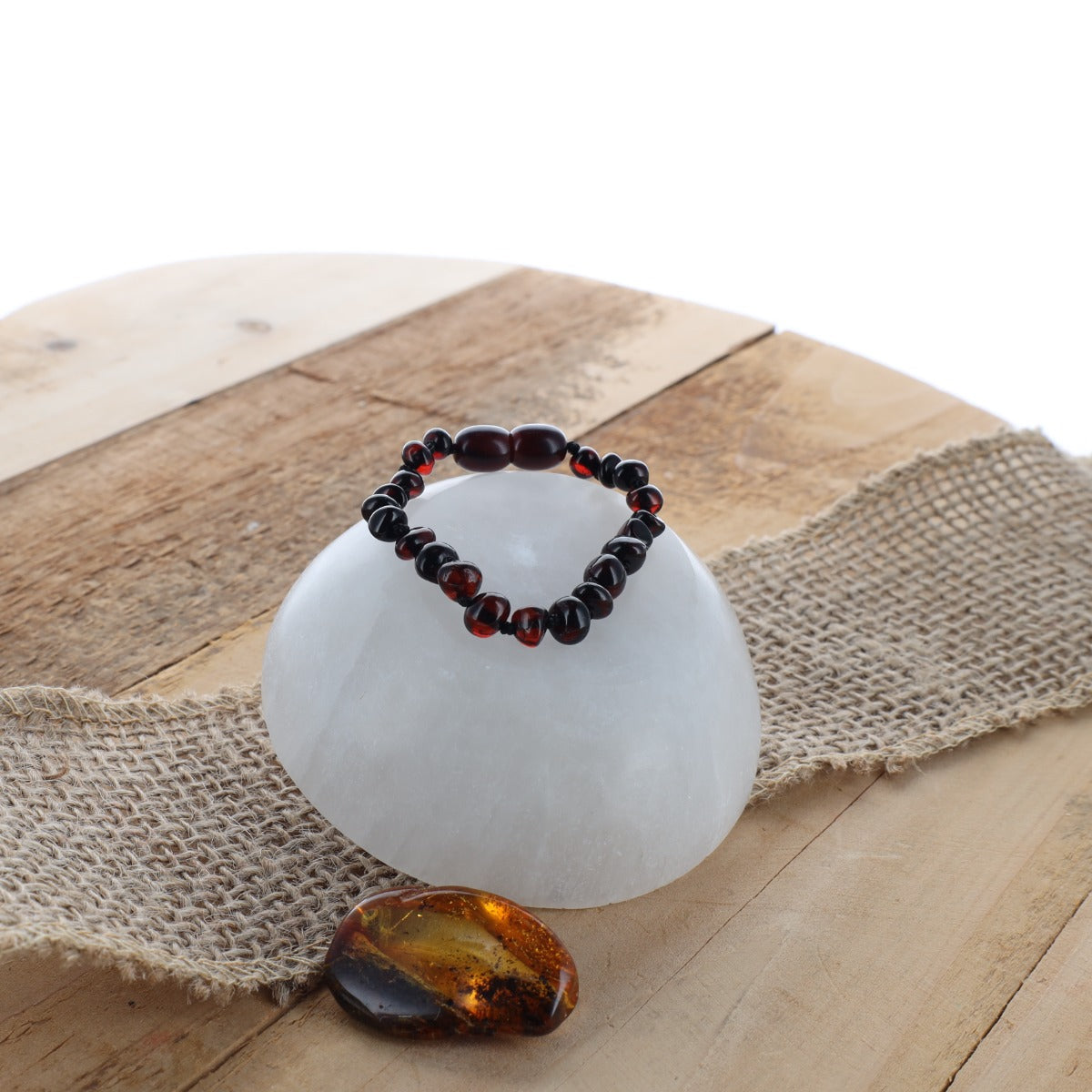 Bracelet Kate - Ambre Cognac