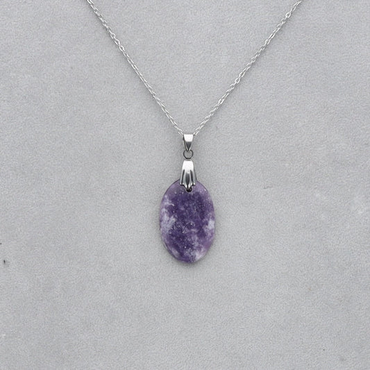 Lépidolite Cabochon percé 39