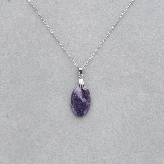 Lépidolite Cabochon percé 52