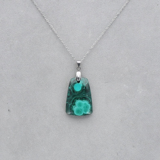 Malachite Chrysocolle percé 24