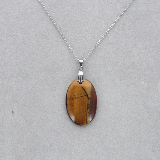 Oeil de Tigre Cabochon percé 37