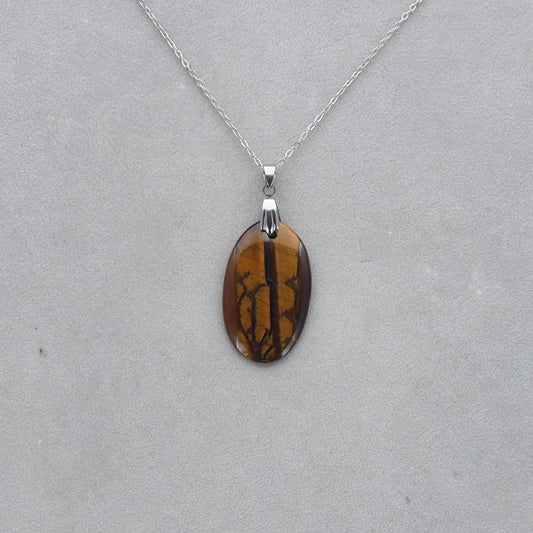 Oeil de Tigre Cabochon percé 57