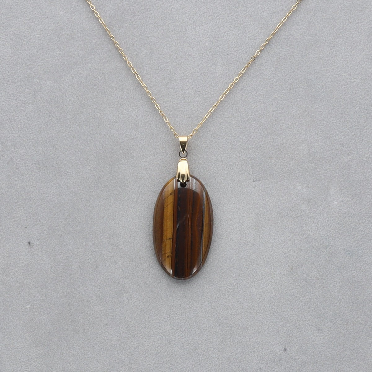 Oeil de Tigre Cabochon percé 61