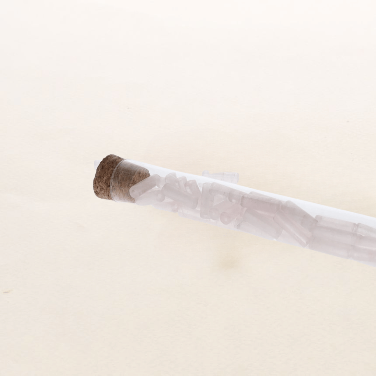 Quartz rose - Tube petit (Lot de 10)