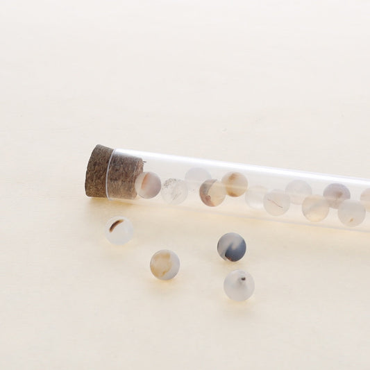Agate Dendritique Givrée