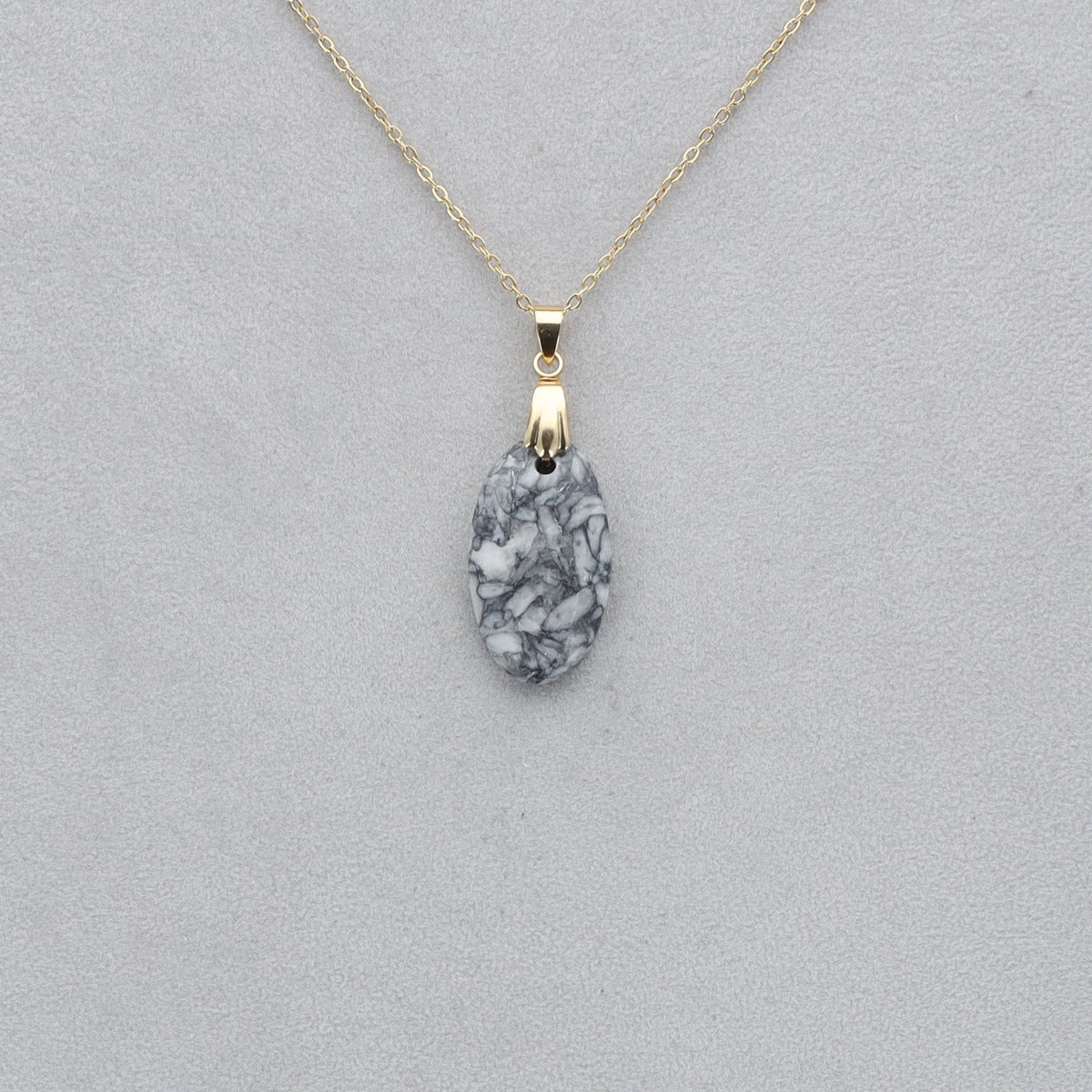Pinolite Cabochon percé 102