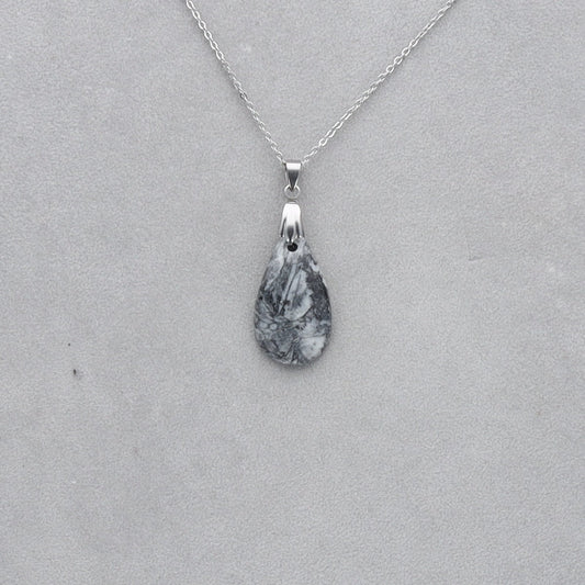 Pinolite Cabochon percé 106
