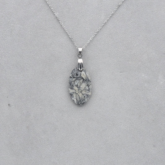 Pinolite Cabochon percé 108