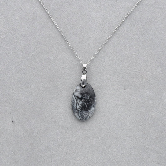 Pinolite Cabochon percé 109