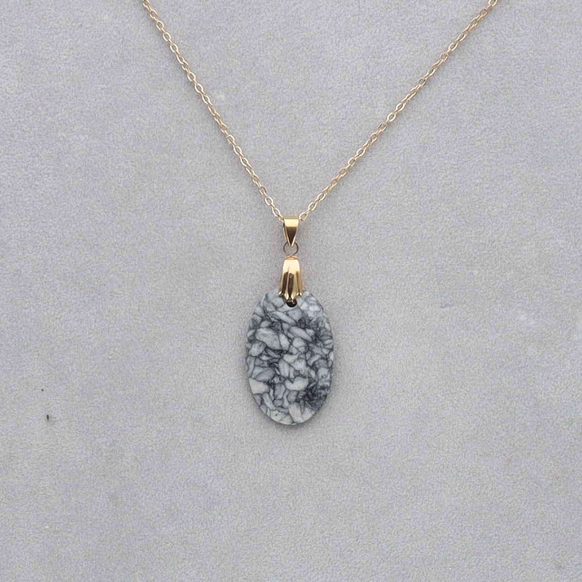 Pinolite Cabochon percé 111