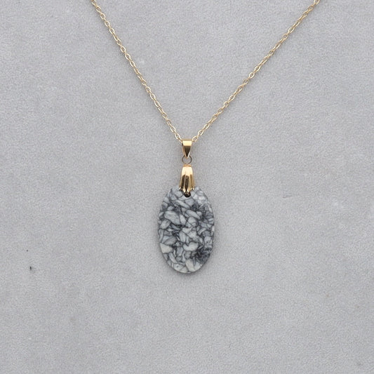 Pinolite Cabochon percé 111