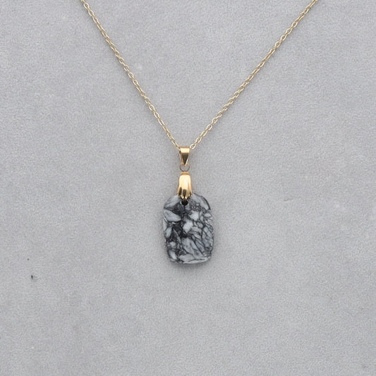 Pinolite Cabochon percé 112