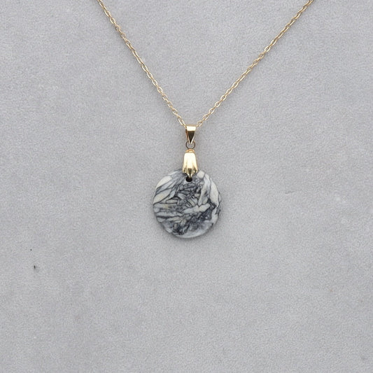 Pinolite Cabochon percé 115