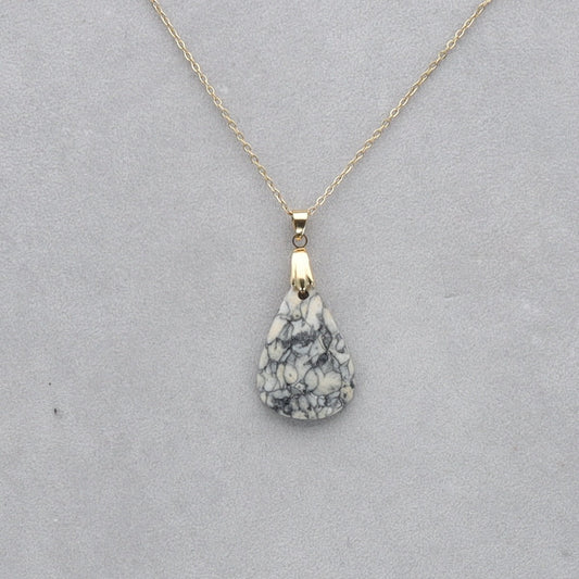 Pinolite Cabochon percé 116