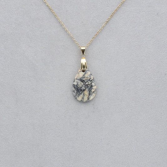 Pinolite Cabochon percé 99