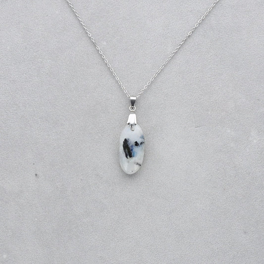 Pierre de Lune Tourmaline Cabochon percé 54
