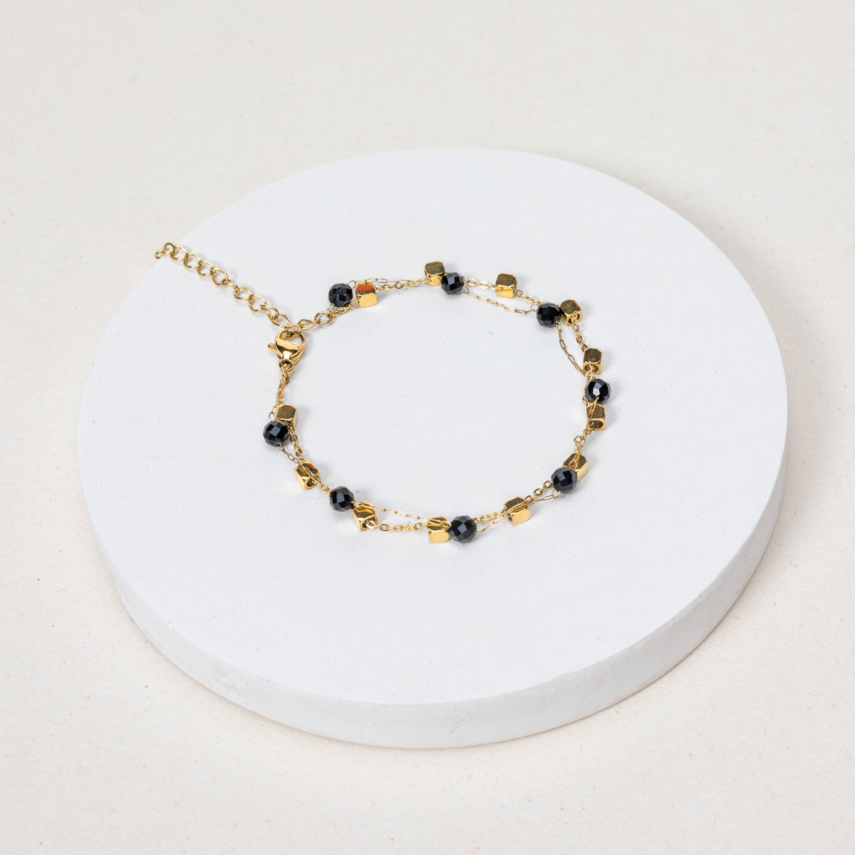 Bracelet Rosa - Agate Noire