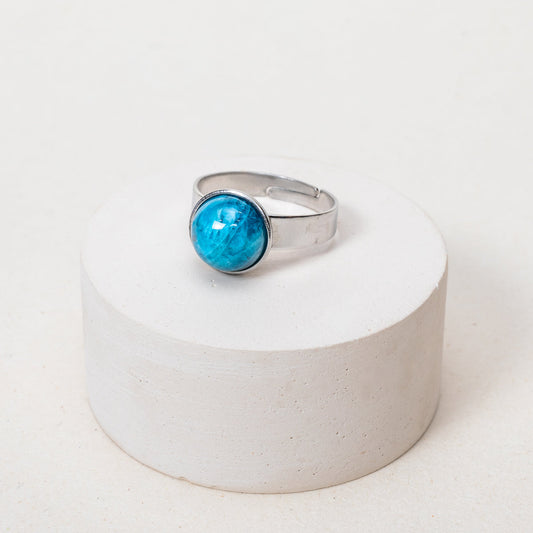 Bague Léa - Apatite Bleue