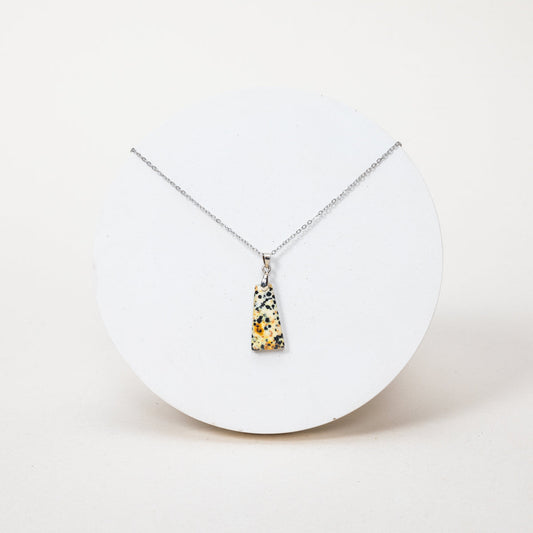 Pendentif Lucia - Jaspe Dalmatien