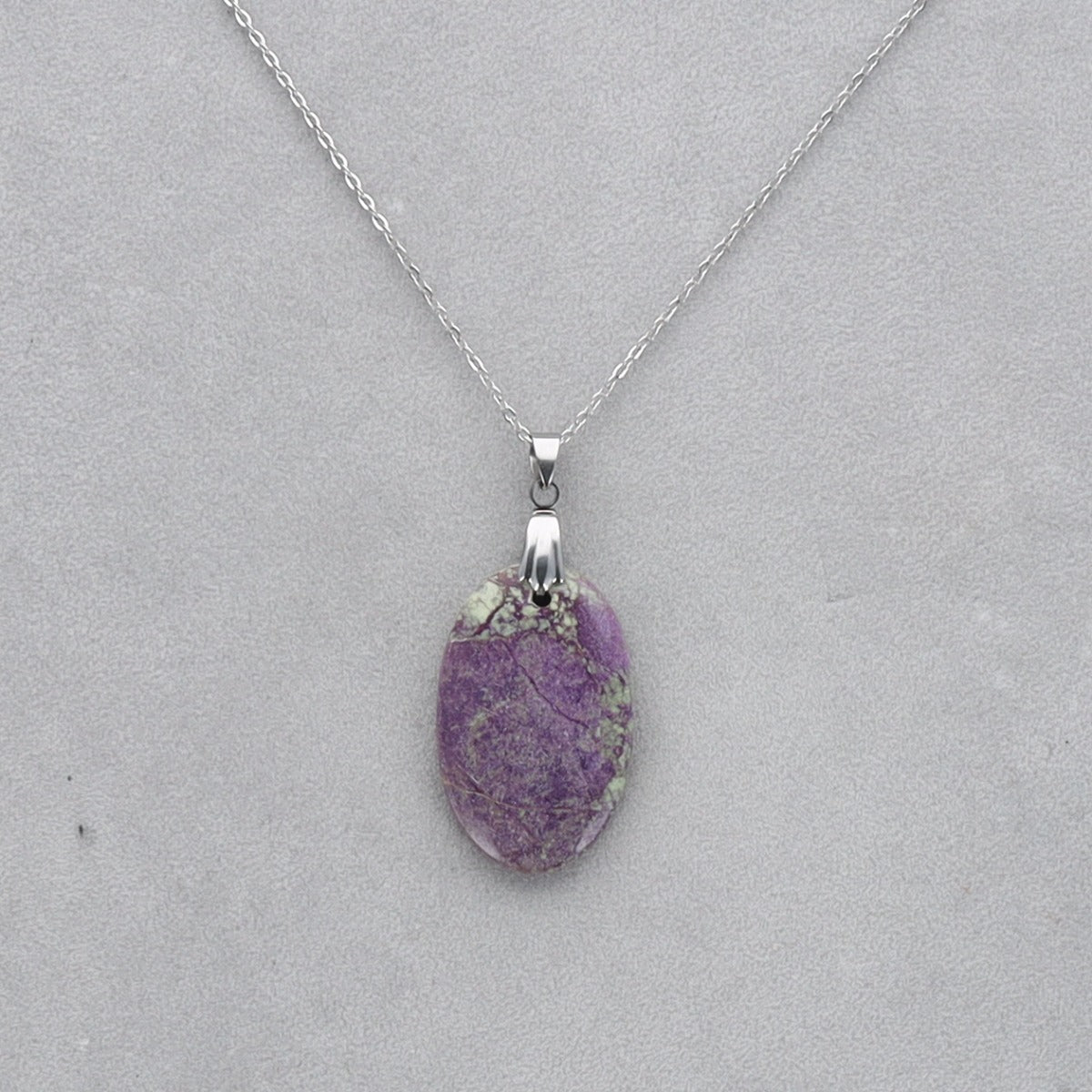 Purpurite Cabochon percé 16