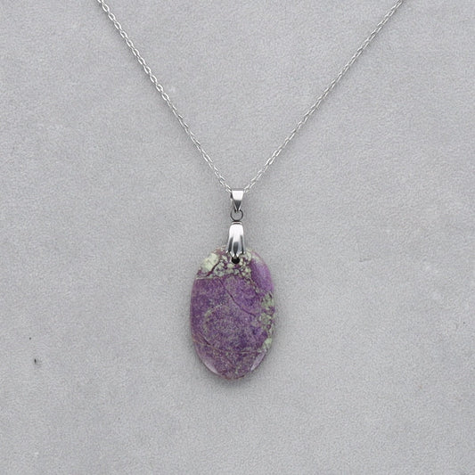 Purpurite Cabochon percé 16