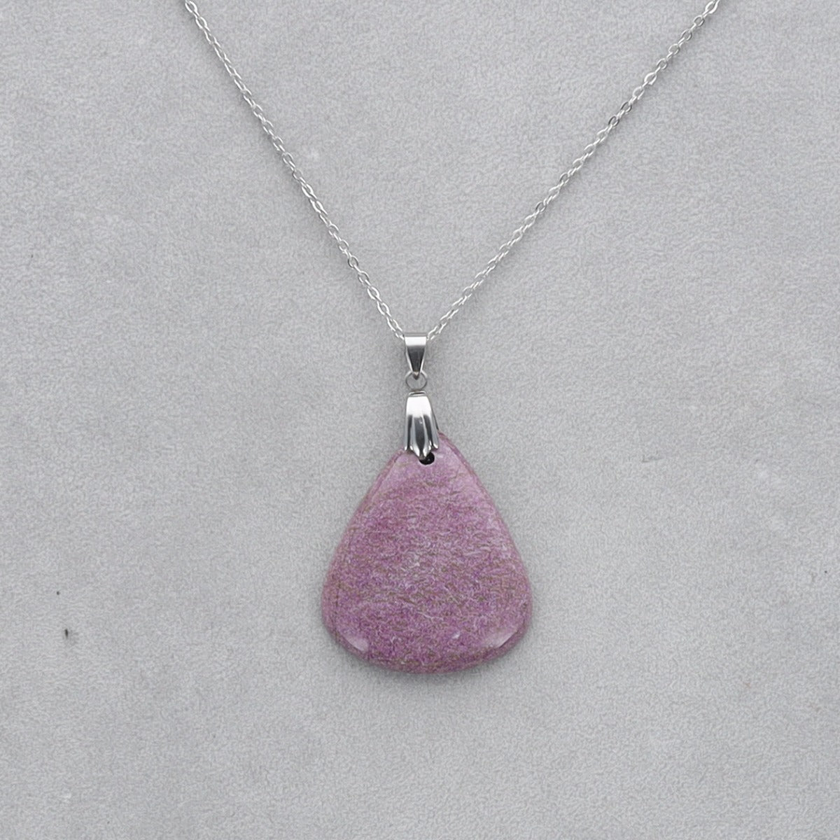 Purpurite Cabochon percé 17