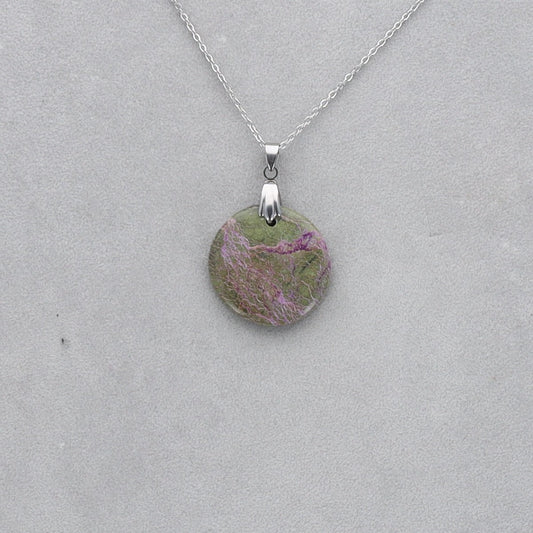 Purpurite Cabochon percé 25