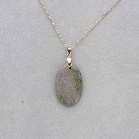 Purpurite Cabochon percé 28