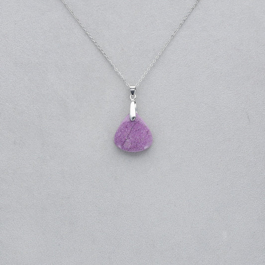 Purpurite Cabochon percé 2
