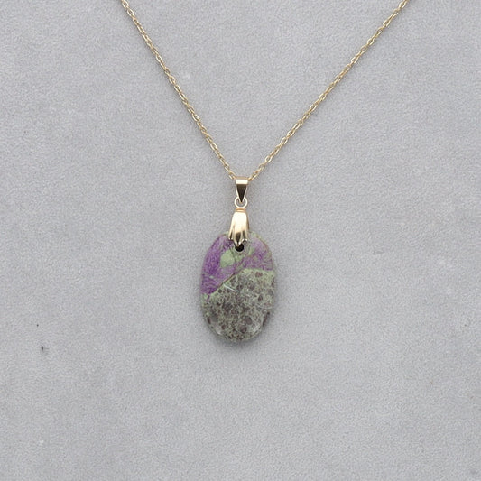Purpurite Cabochon percé 31