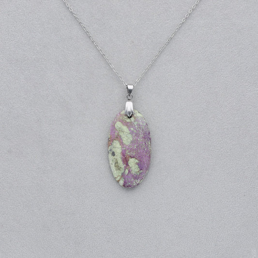 Purpurite Cabochon percé 7