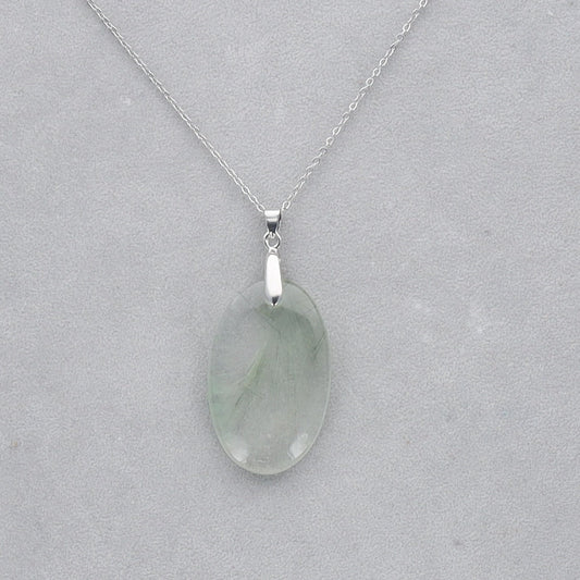 Quartz vert Rutile percé 2