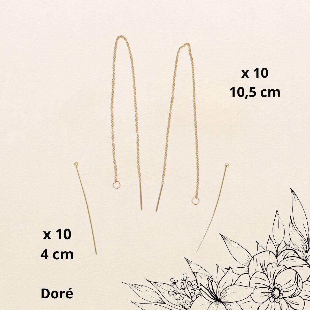 Kit Boucles d'oreilles 8