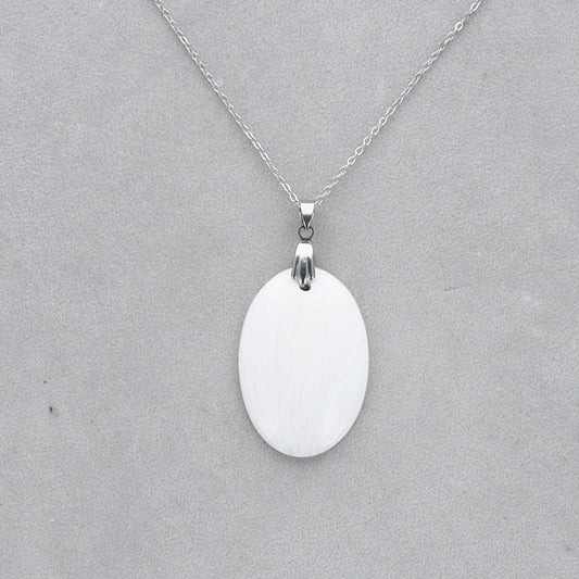 Scolécite Cabochon percé 48
