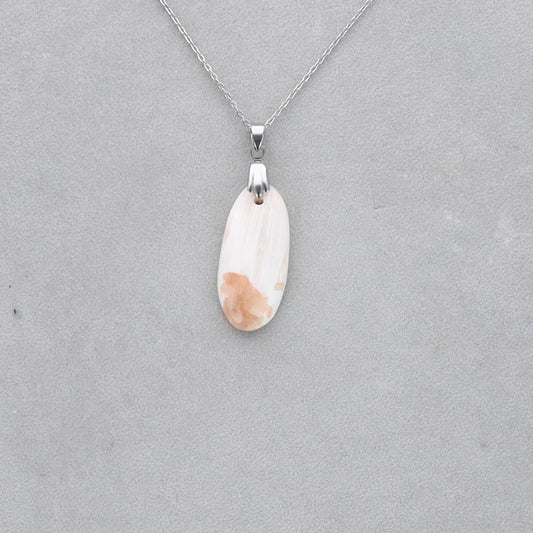 Scolécite Rose Cabochon percé 38