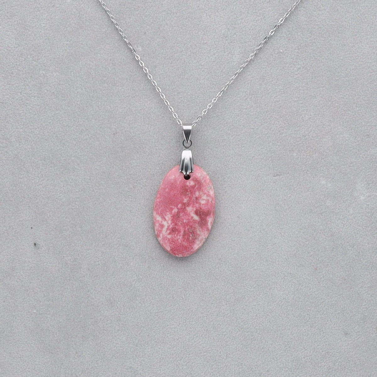 Thulite Cabochon percé 97