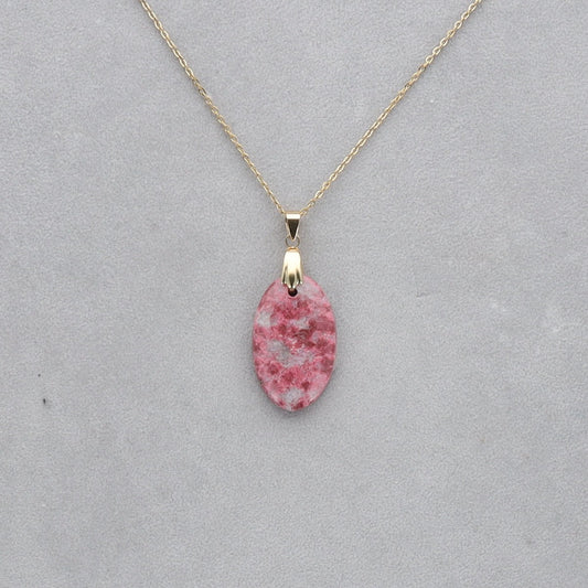 Thulite Cabochon percé 99