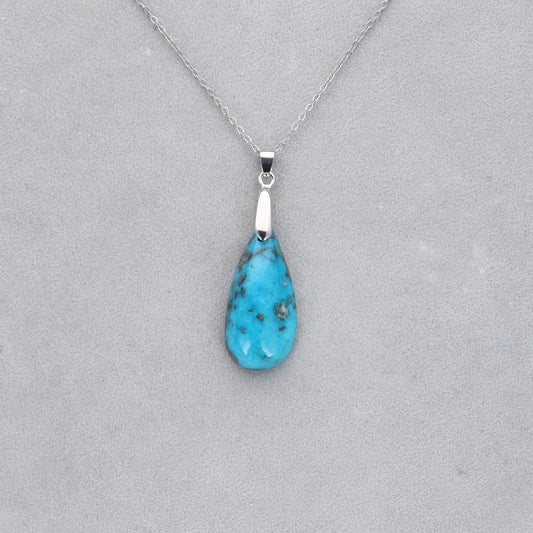 Turquoise Iranienne Cabochon percé 5