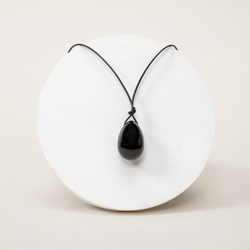 Pendentif Keiona - Obsidienne noire