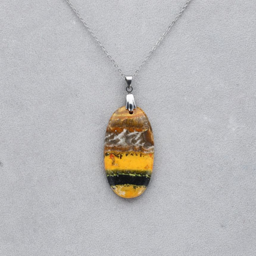 Bumble bee Cabochon percé 22