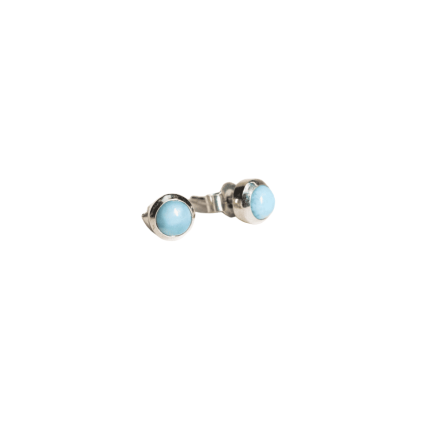 Boucles d'oreilles puces Anjana - Larimar