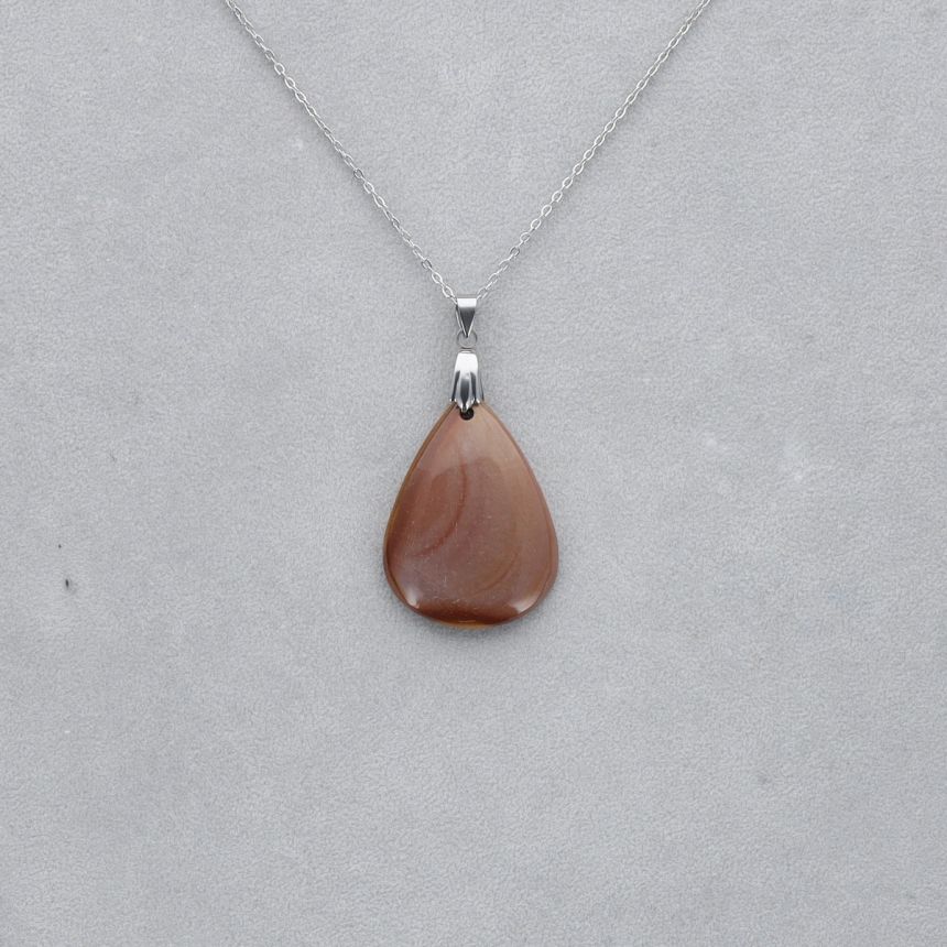 Jaspe Polychrome Cabochon percé 15