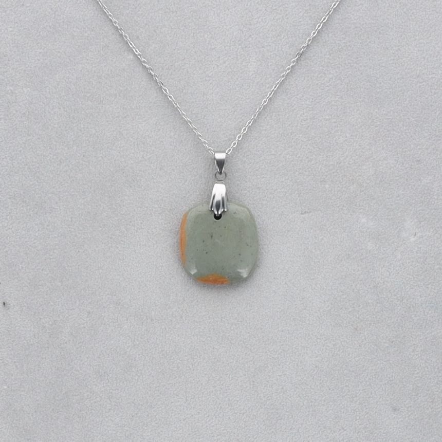 Jaspe Polychrome Cabochon percé 24