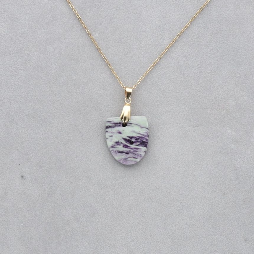 Kammererite Cabochon percé 57