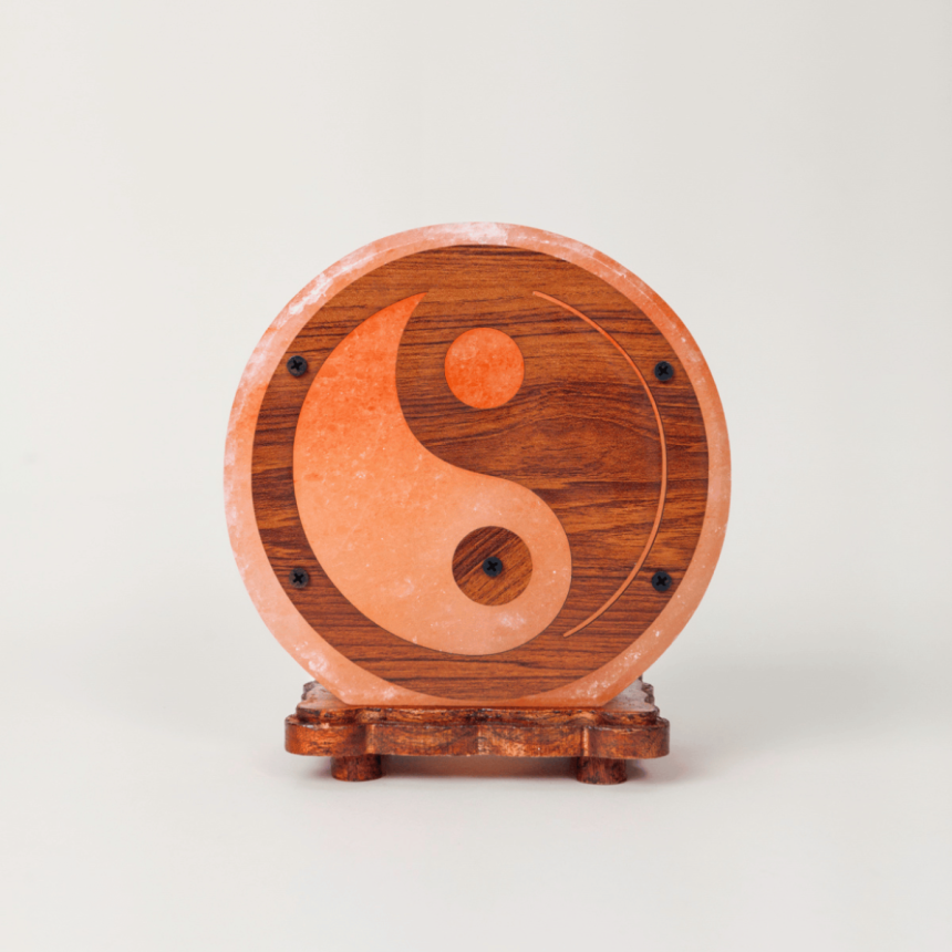 Lampe de Sel Yin Yang